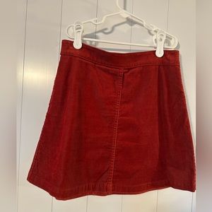 Wilfred Burgundy Corduroy Skirt
